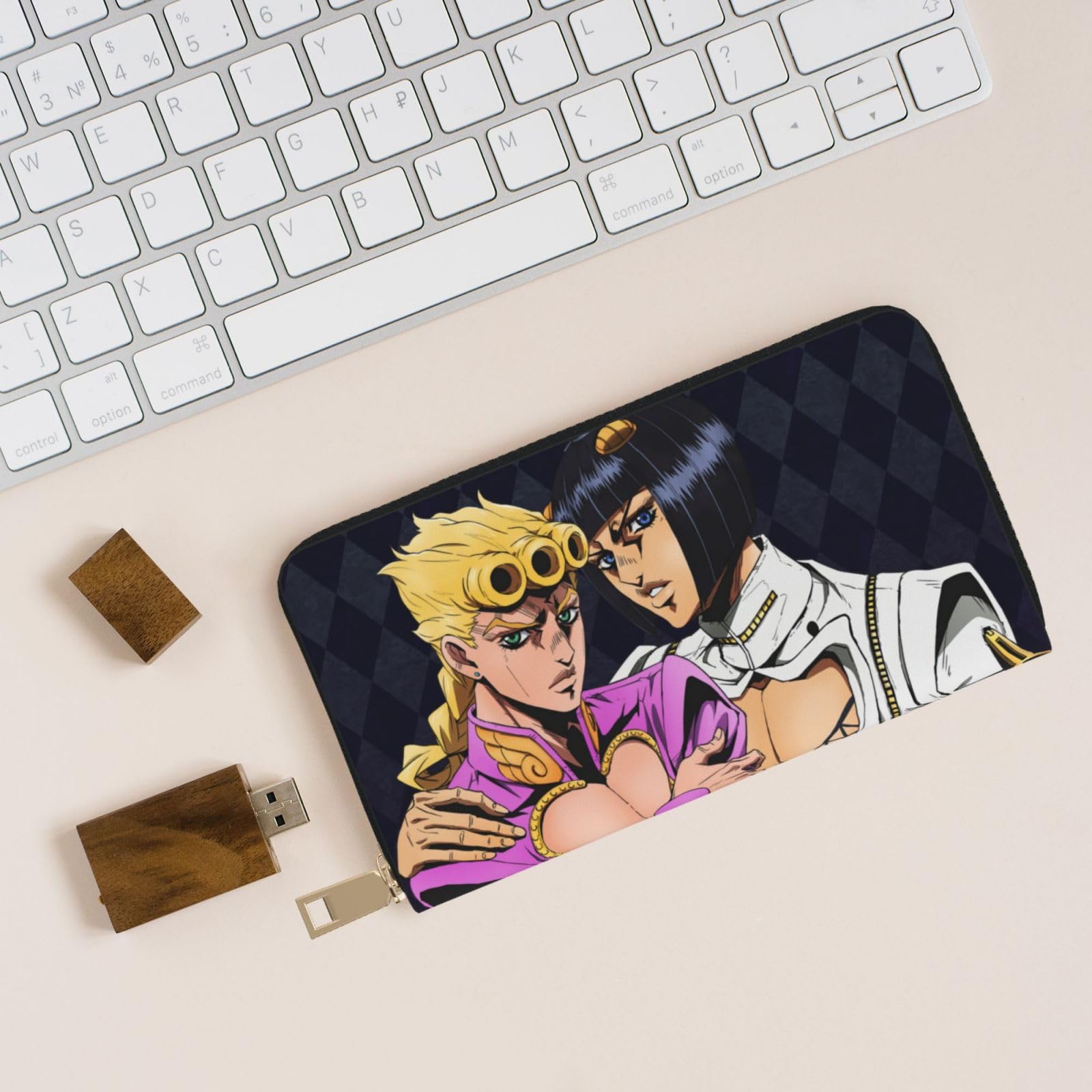 Amazon.co.jp: 財布 ジョジョの奇妙な冒険 長財布 レザー ながざいふ